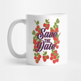 Save the date summer Raspberries Mug